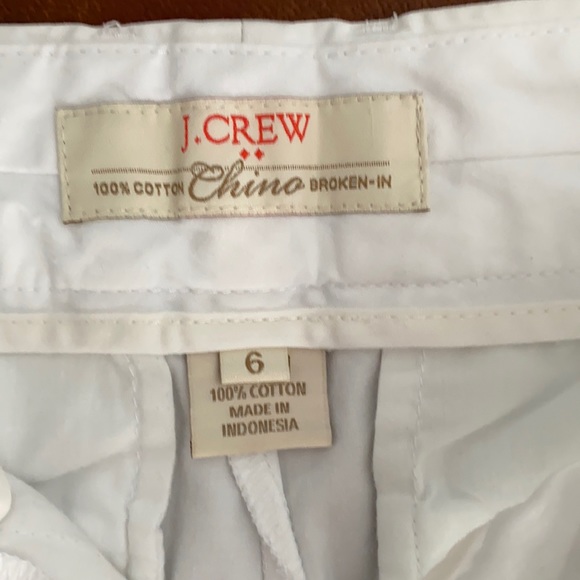J. Crew Chino White Shorts - Picture 3 of 4